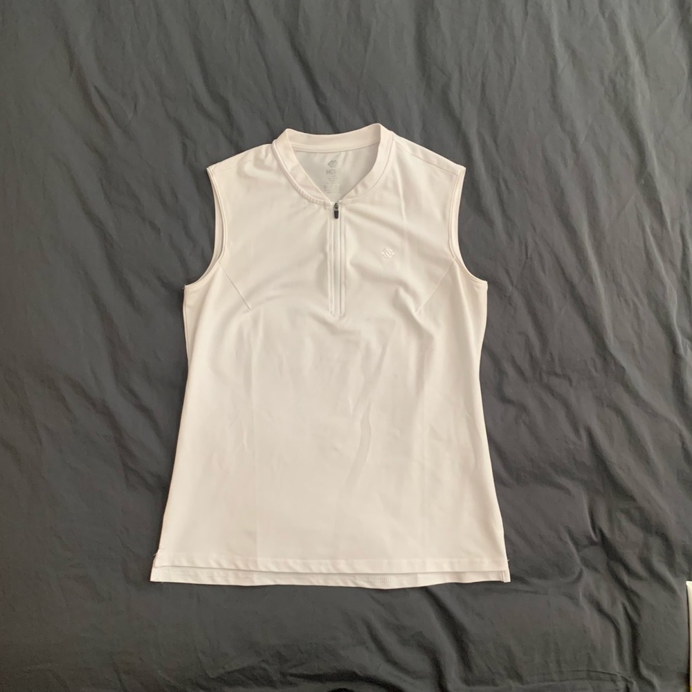 ARIKE Womens White Golf Shirt Sleeveless Size Small